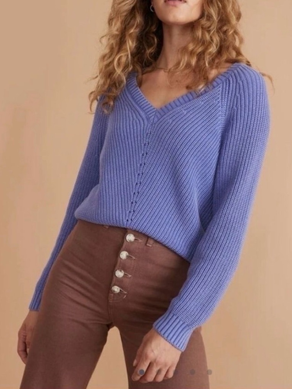 Marine Layer Ezra V-Neck Sweater Small
